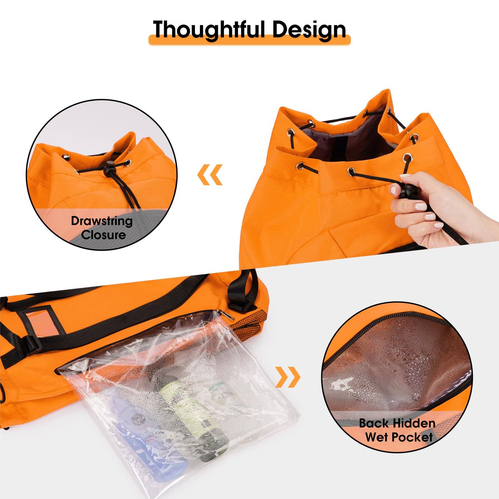 wandf - Wholesale Backpack - Unisex - Drawstring Backpack Soccer Basketball Backpack Gym Bag40