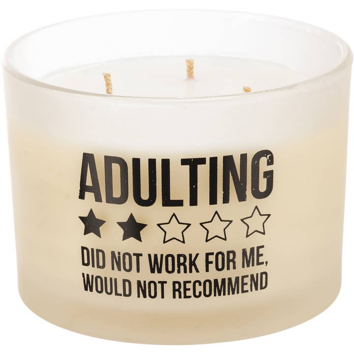 Primitives by Kathy - Wholesale Jar/Filled Candle - Adulting Did Not Work For Me Candle