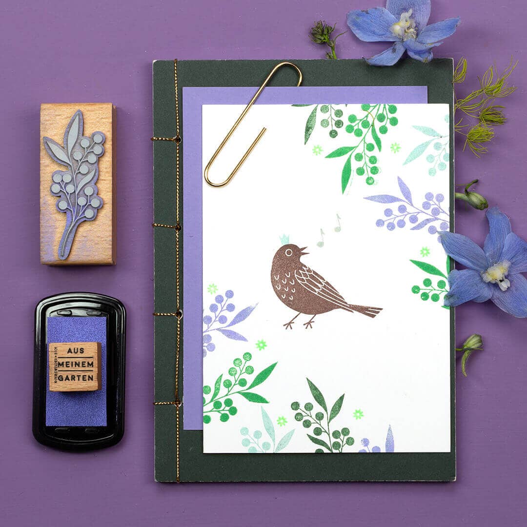 Perlenfischer - Wholesale Rubber/Decorative Stamp - 5x Stamp | Blackbird2