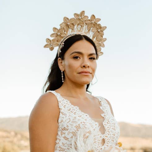 Artett - Wholesale Fashion headband – women's - Flower Iraca Headpiece1