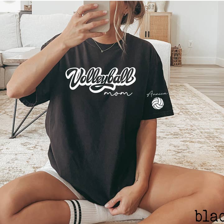 Comfort Colors, Volleyball Shirt, Personalized Volleyball for wholesale by Tee Story
