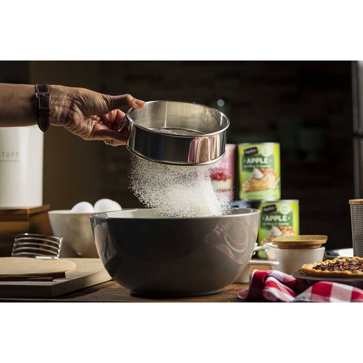 TableCraft Products Company - Wholesale Sifter - 12" Fine-Mesh Sieve Strainer1