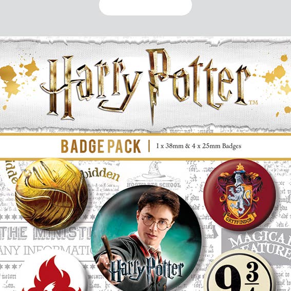 Harry Potter (Griffoendor) badgepakket voor wholesale door Pyramid International