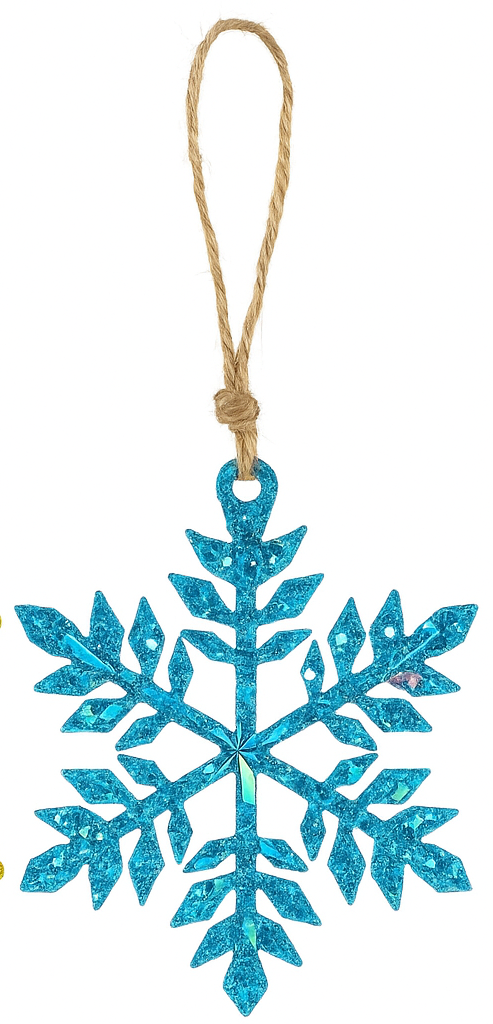 JEMS of the Sea - Vente Objets de décoration - Ornement Flocon de Neige - Résine Holographique - Noël16