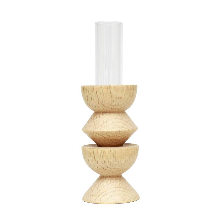 Totem Wooden Table Vase - Medium Nº 3 for wholesale by 5mm Paper