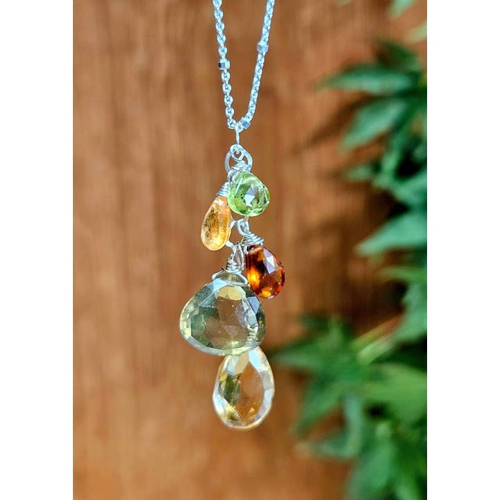 KRISTIN FORD Jewelry With Meaning - Wholesale Dangle Earrings - Citrine Ring Drop Earrings EBR38235