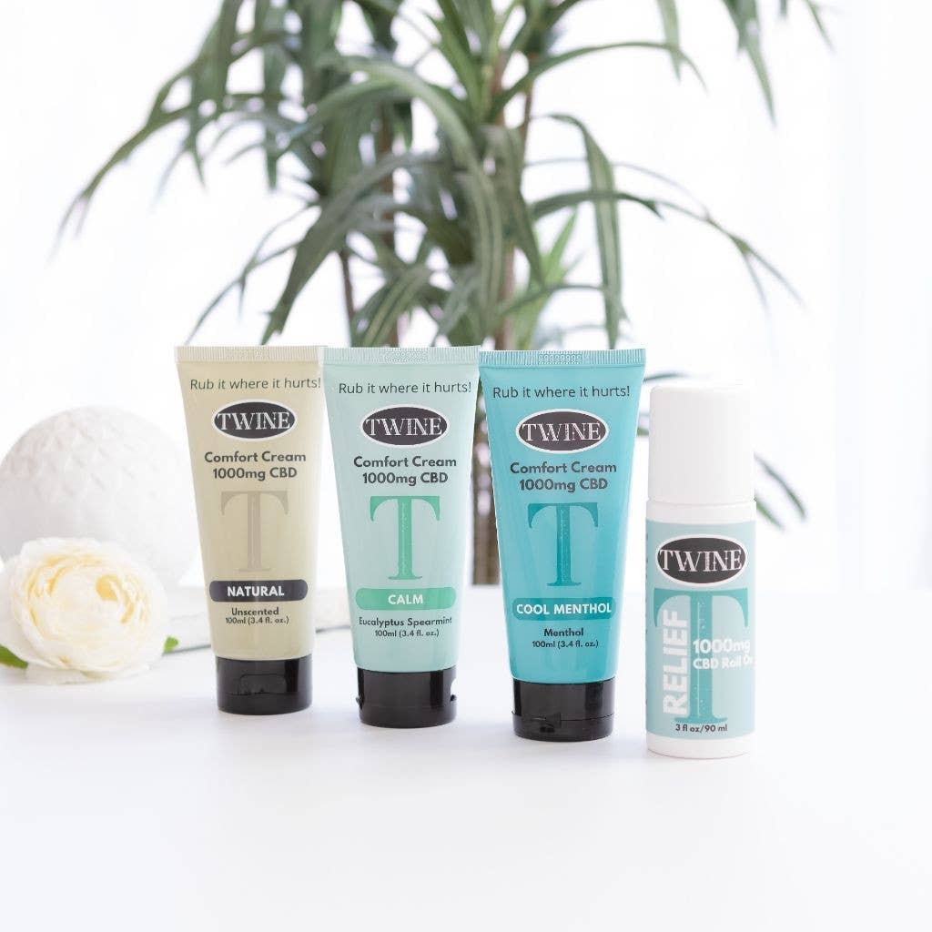 Twine - Wholesale CBD Cream/Lotion - CBD Comfort Cream- Pain Relief Cream - Unscented Natural3