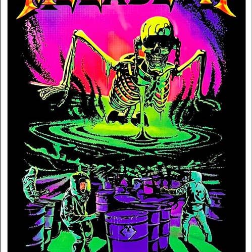 Scorpio Posters - Wholesale Poster - Megadeth - Contamination Blacklight Poster - 23" x 35"0