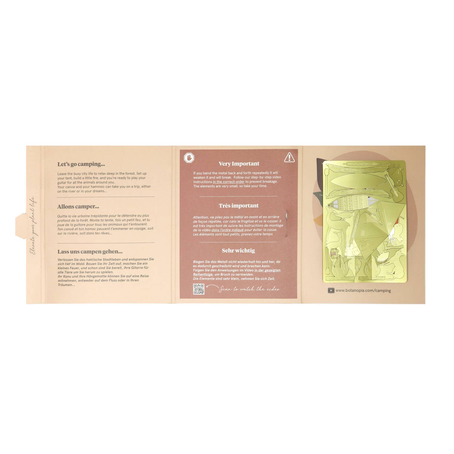 Botanopia - gifts , decor and cards for plant lovers – Engroshandel DIY-hobbysæt – Tiny Camping sæt til dine planter9