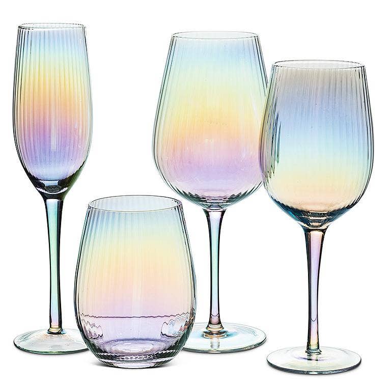 Abbott - Wholesale Wine Glass - Lustre Optic Small Wine Glass-9"H(16oz)1