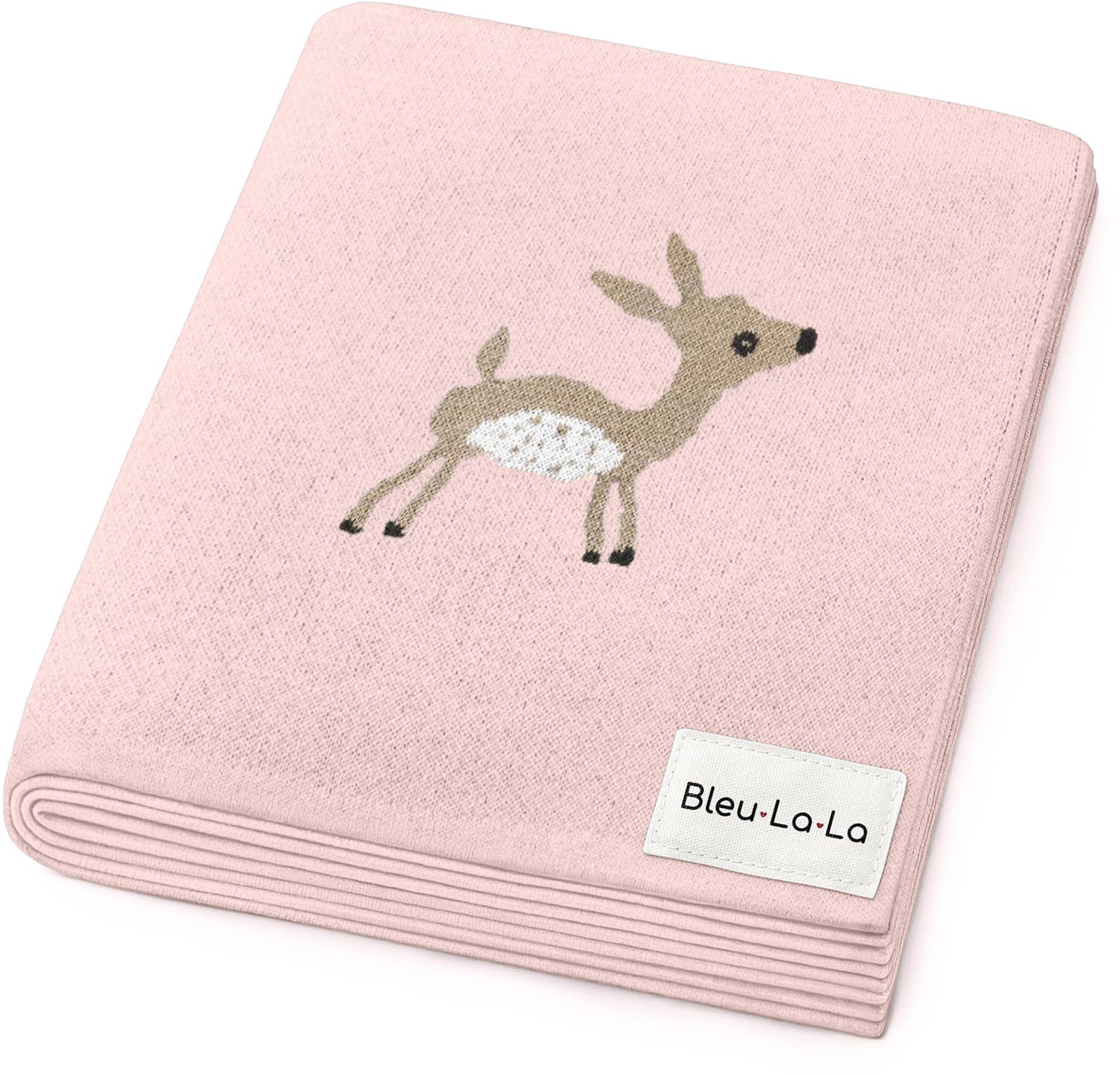 Bleu La La - Wholesale Swaddle - Baby - 100% Luxury Cotton Receiving Swaddle Baby Blanket - Deer21