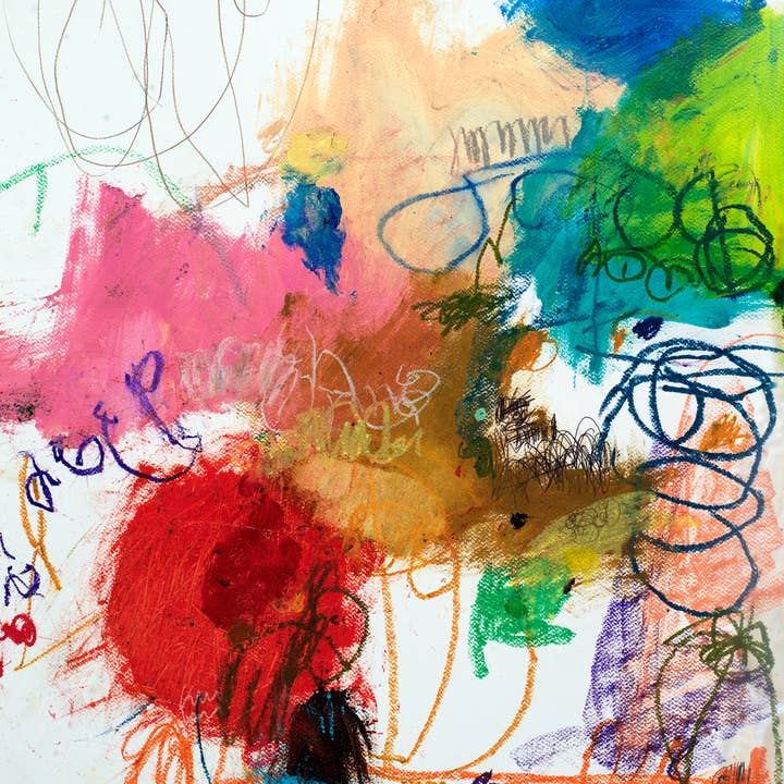 #051228 <br> Våra världar är menade att kollidera <br> Canvas konsttryck för wholesale av Michel Keck LLC