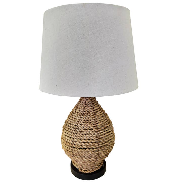 Santa’s Workshop Inc. - Wholesale Accent/Desk Lamp - 26.5 Inch Jute Lamp