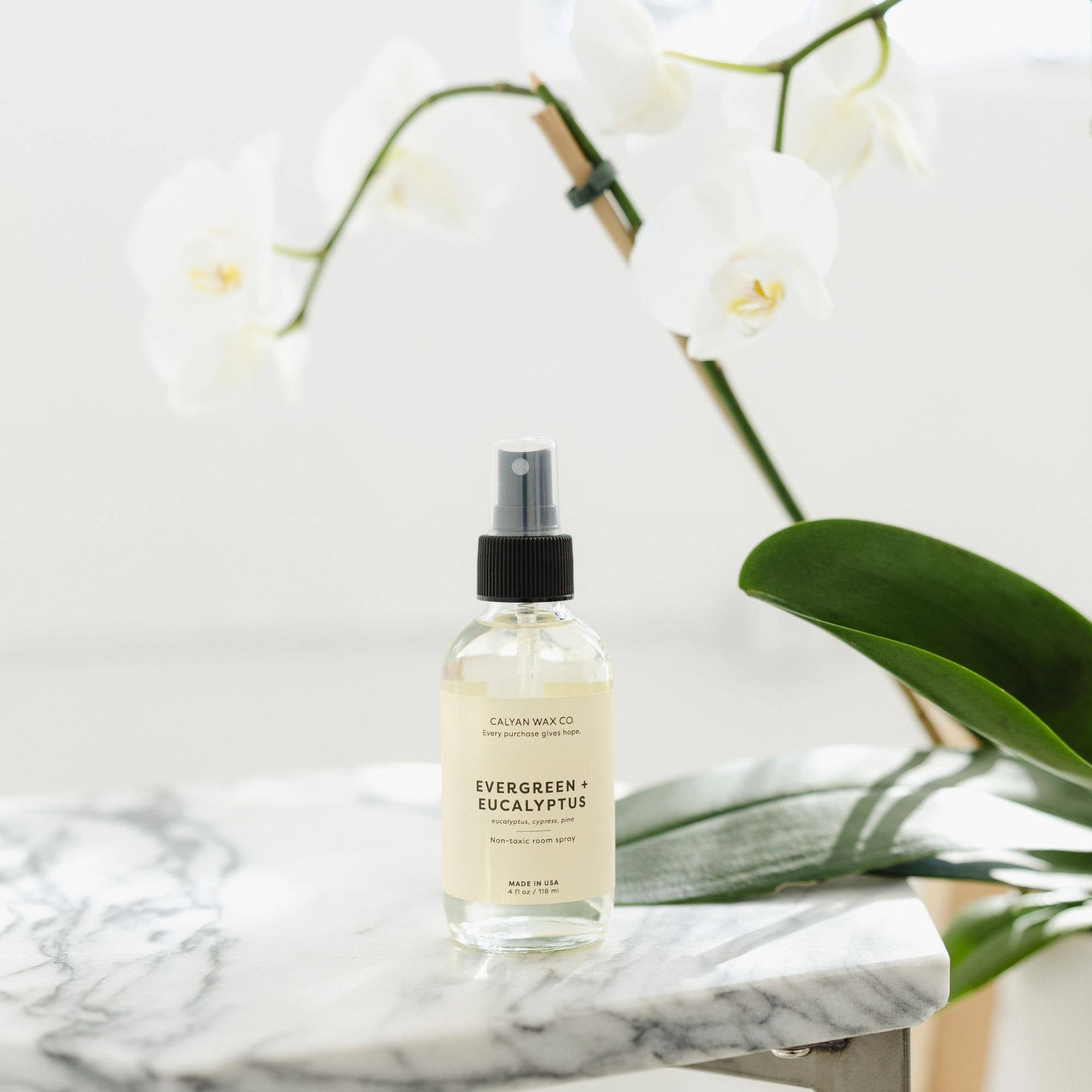 Calyan Wax Co. - Wholesale Room & Linen Spray - Evergreen + Eucalyptus - Room Spray2