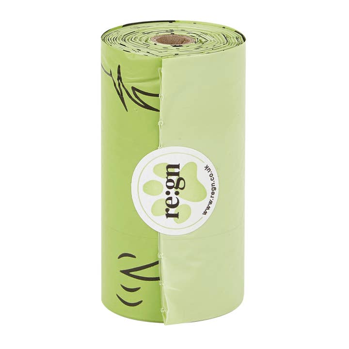 Re:gn - Wholesale Pet Poop Bag - Re:gn Compostable Dog Poop Bags – 120 Bags per Pack