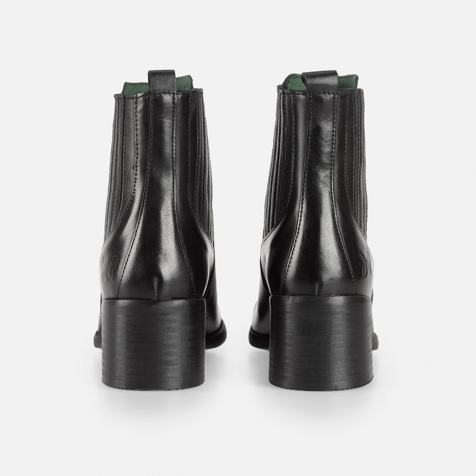 Women´S Leather Heeled Ankle Boots - Mira D947 Anilex Black for wholesale on Faire4