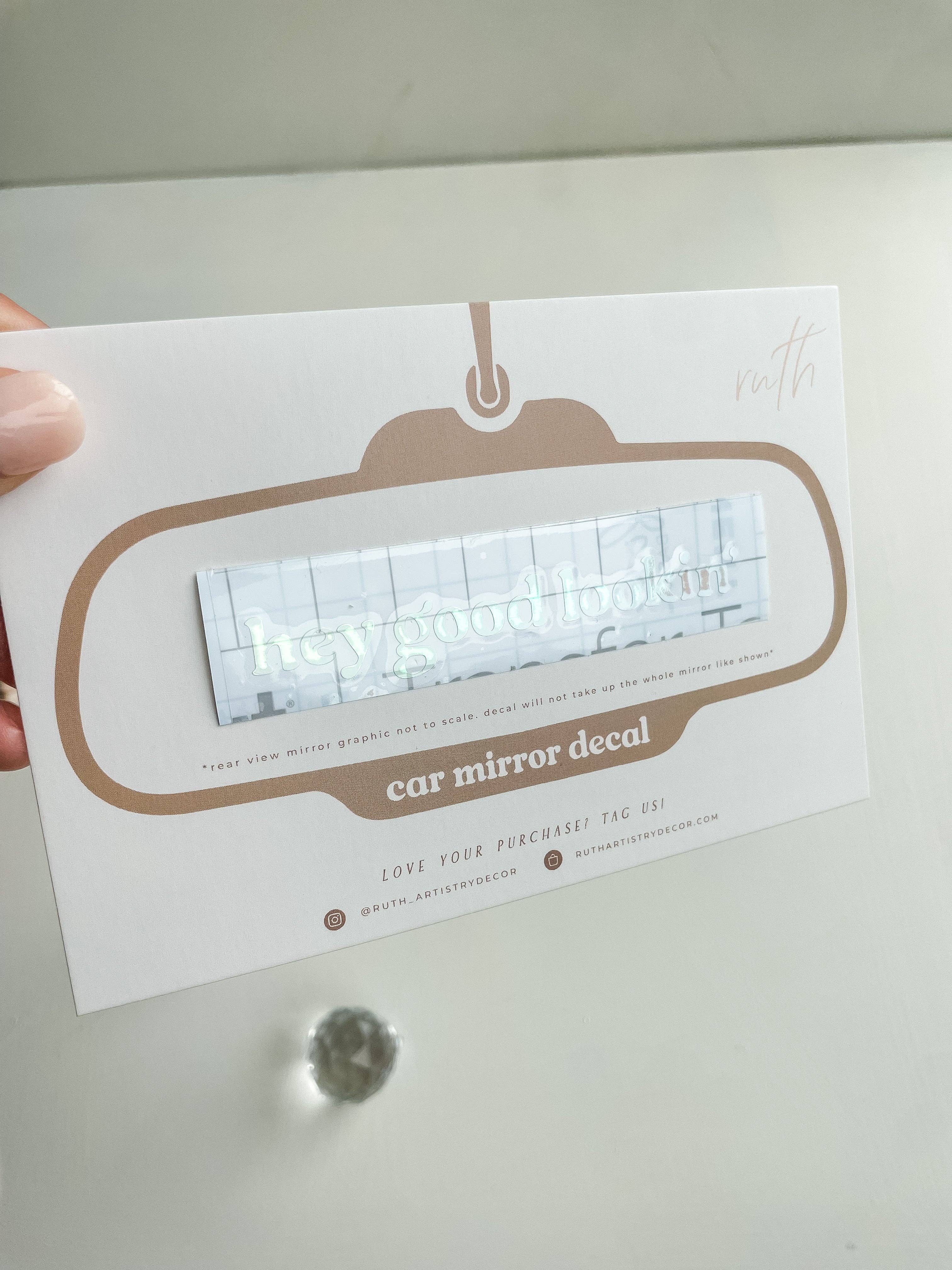 Ruth Artistry & Decor LLC - Wholesale Wall Decal/Stickers - Coastal Cowgirl Mirror Decals6