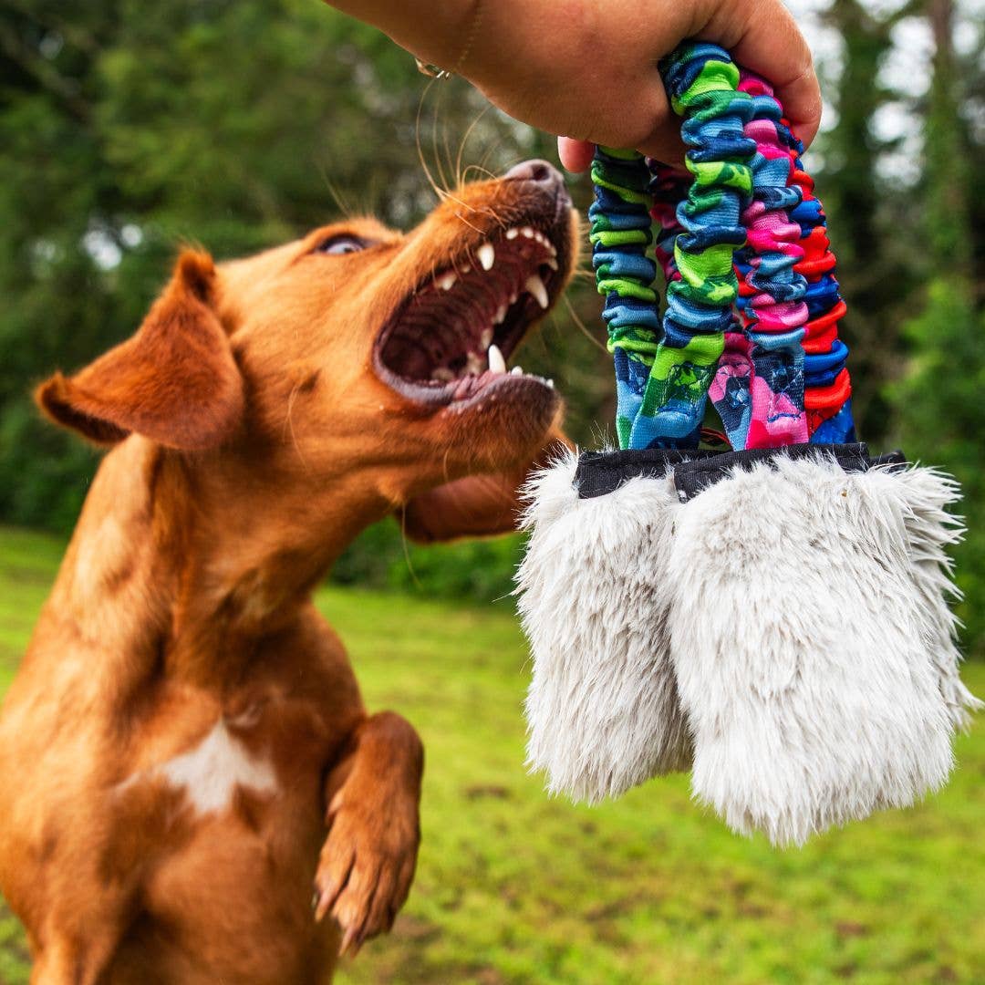 Tug-E-Nuff - Wholesale Pet Squeaky Toy - Dog - Faux Fur Pocket Bungee Squeaker | Squeaky Toys | Tug-E-Nuff4