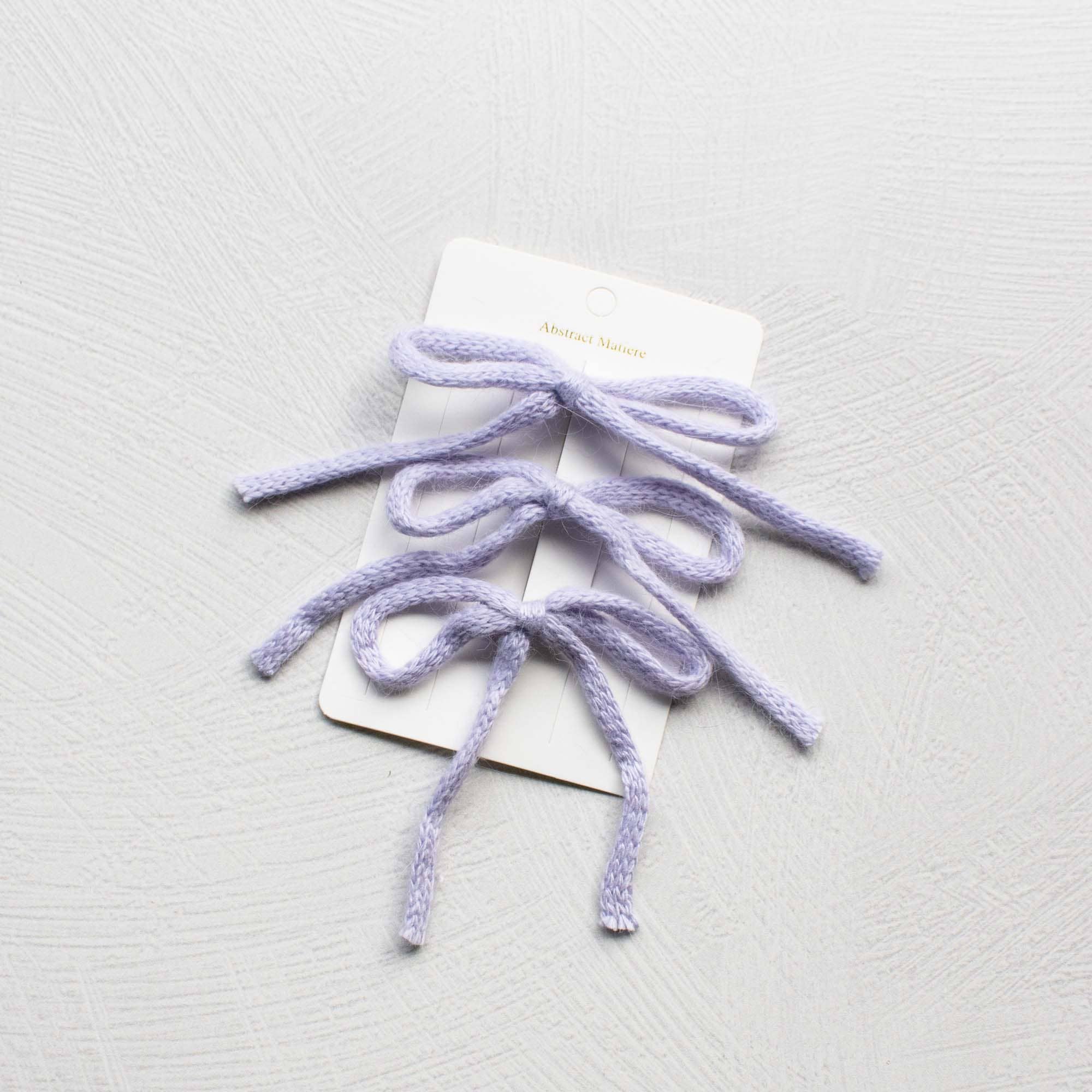 Tiepology – Laço para o cabelo – Mulher por atacado – Conjunto de alfinetes de laço de cabelo curto com fita angorá5