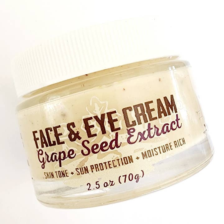 Face & Eye Cream Grape Seed Extract for wholesale by Naked Goat Farm Ltd.