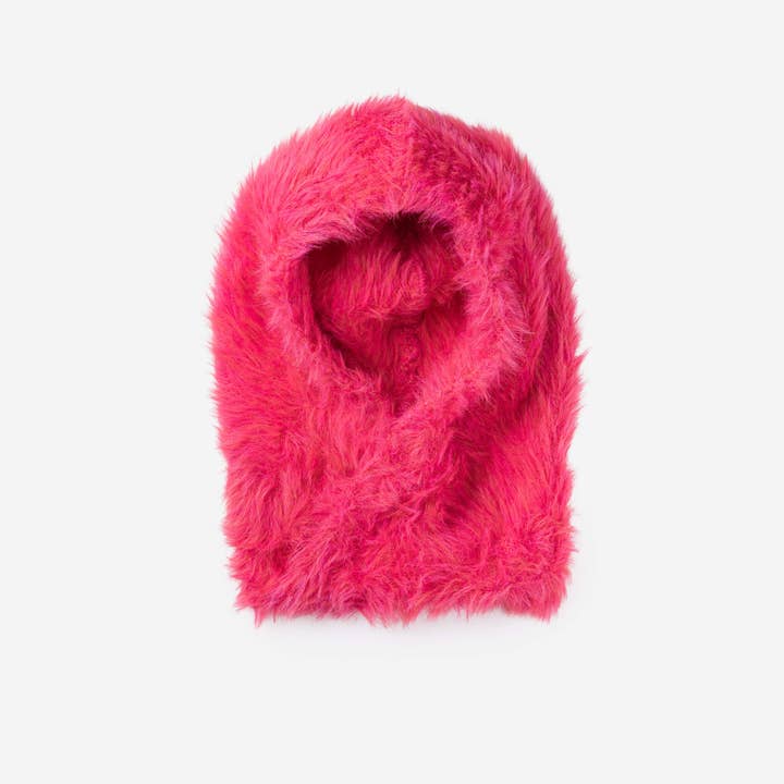 VERLOOP | knits - Wholesale Balaclava - Unisex - Faux Fur Knit Hood5