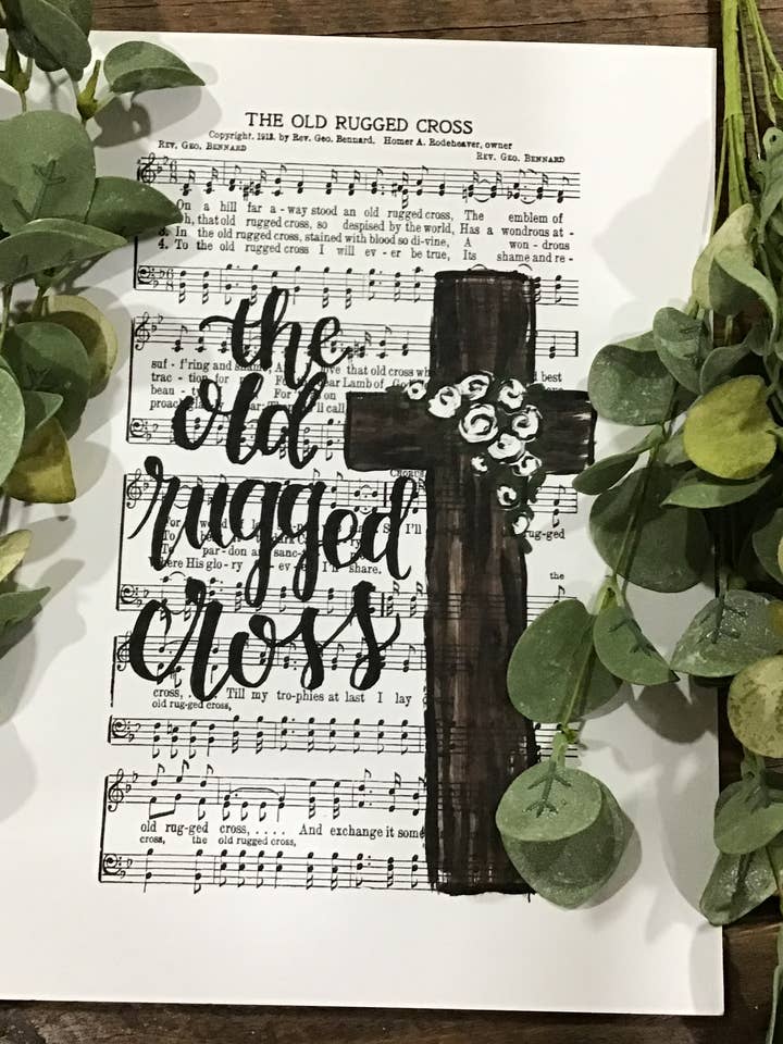 The Old Rugged Cross for wholesale by Allen Burn Designs