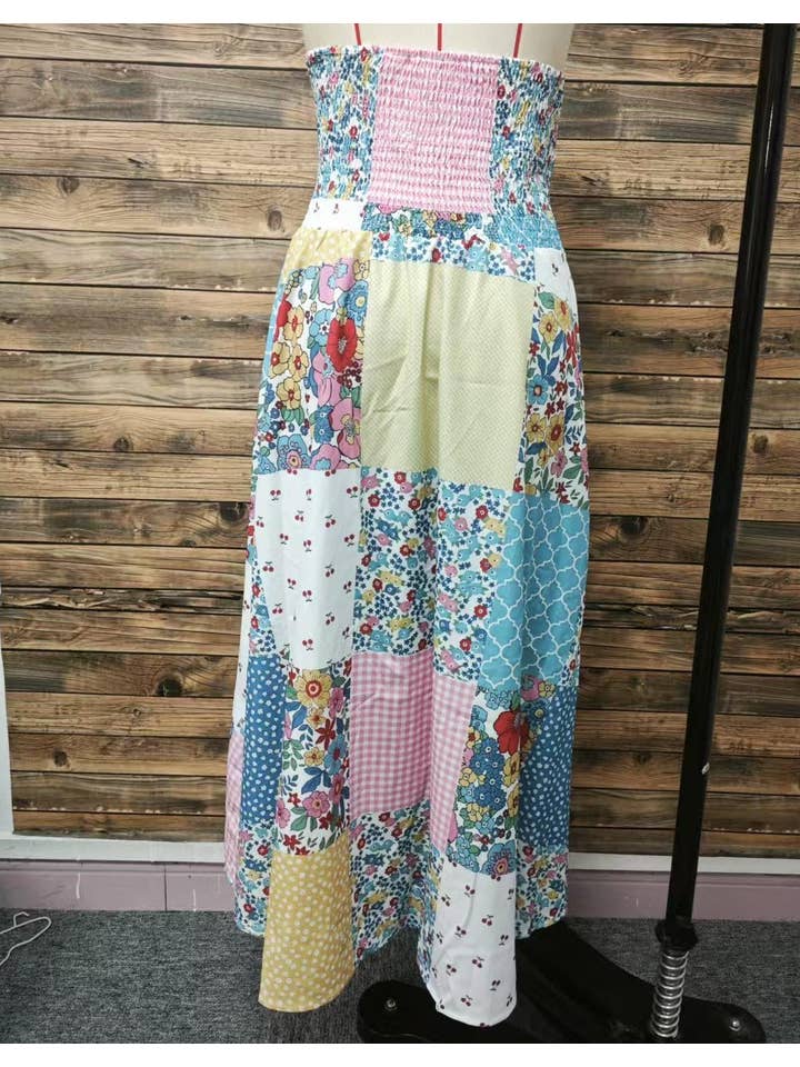Decor Resort floral urban bohemian maxi skirt for wholesale on Faire