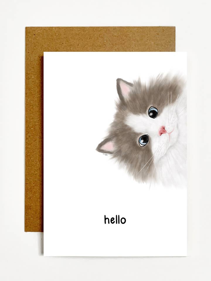 Hello - Cat for wholesale by k.Patricia Designs