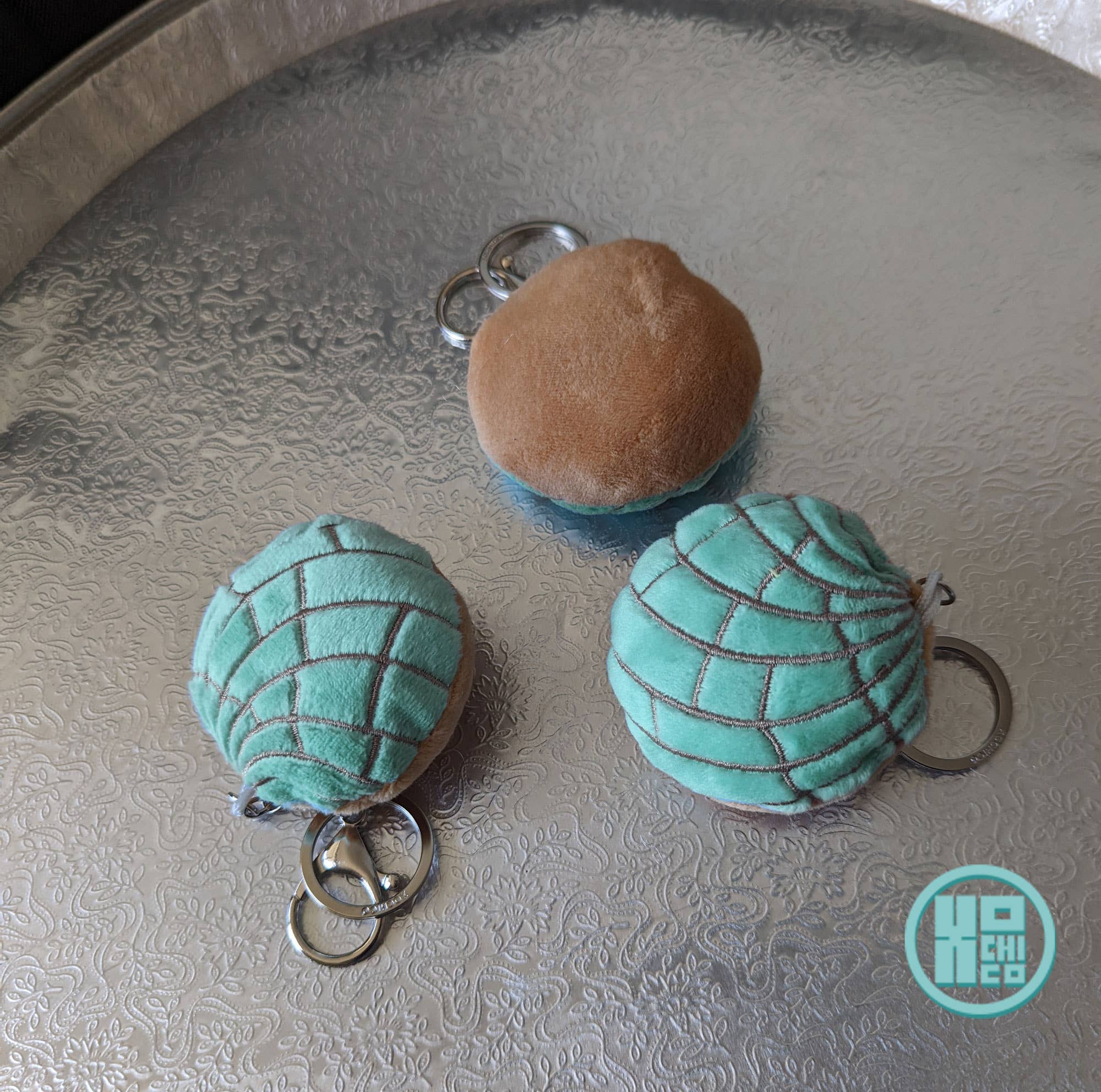 Xochico – Engroshandel Nøglering - Dame – Bløde nøgleringe med concha i pastel farver0