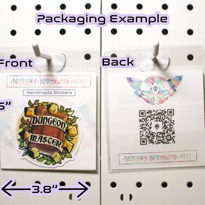 Nemissa's Northwood Arts - Wholesale Sticker - Dungeon Master Sticker3
