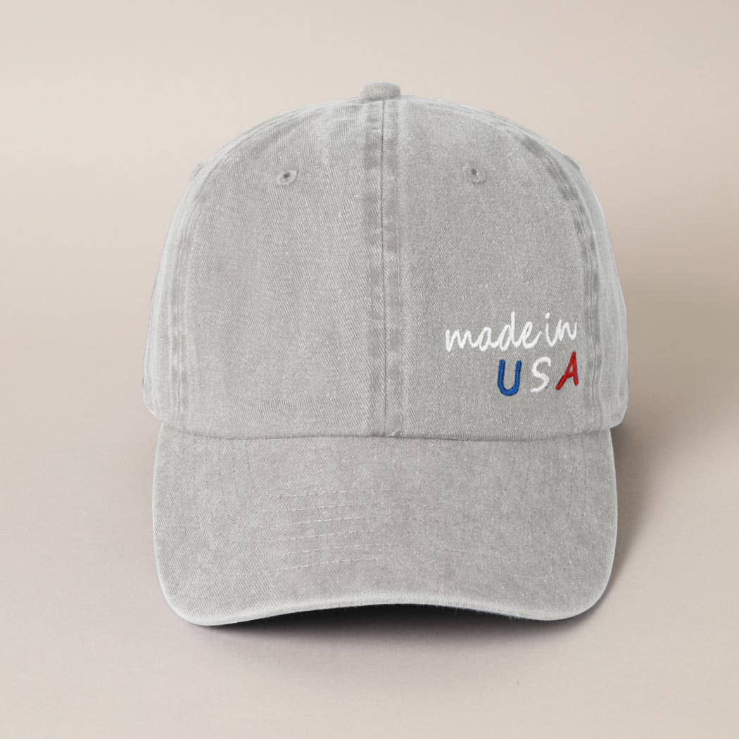 Fashion City – wholesale Baseball cap – Women's – Made in USA Embroidered Cotton Baseball Cap2