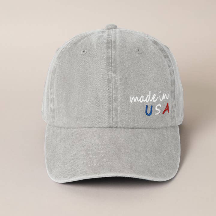 Fashion City – wholesale Baseball cap – Women's – Made in USA Embroidered Cotton Baseball Cap2