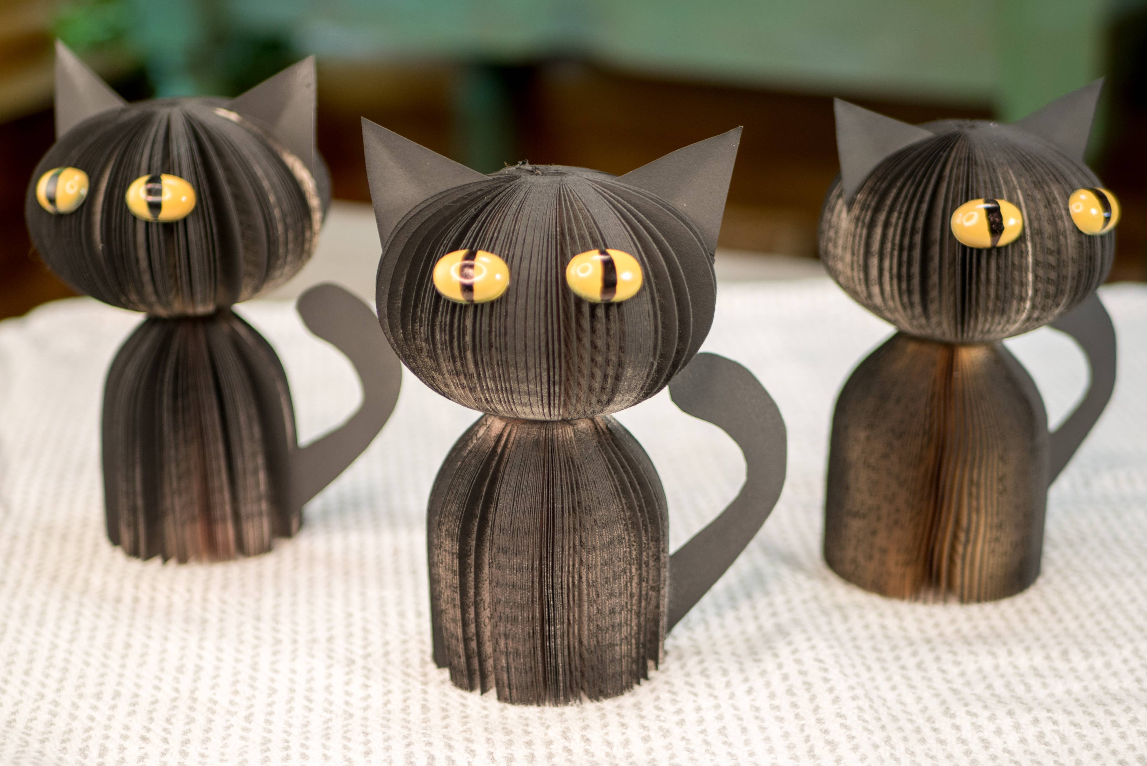 Root To Vine – wholesale Decorative tabletop object – Spooky Black Cat-Halloween Decor-Book Gift-Fall Decor3