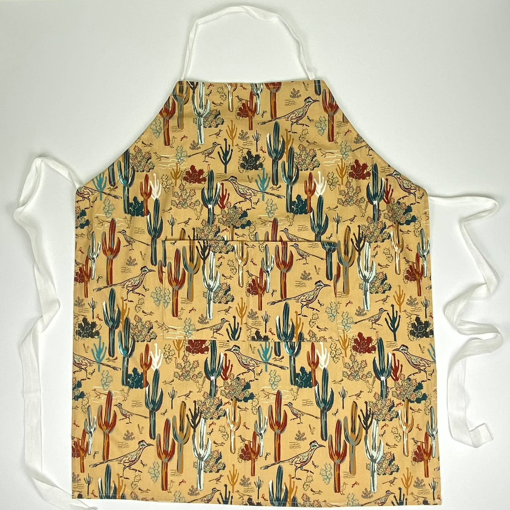 Cher the Fire - Wholesale Apron - Cotton Apron, Roadrunner's Quest - Southwest Gold5