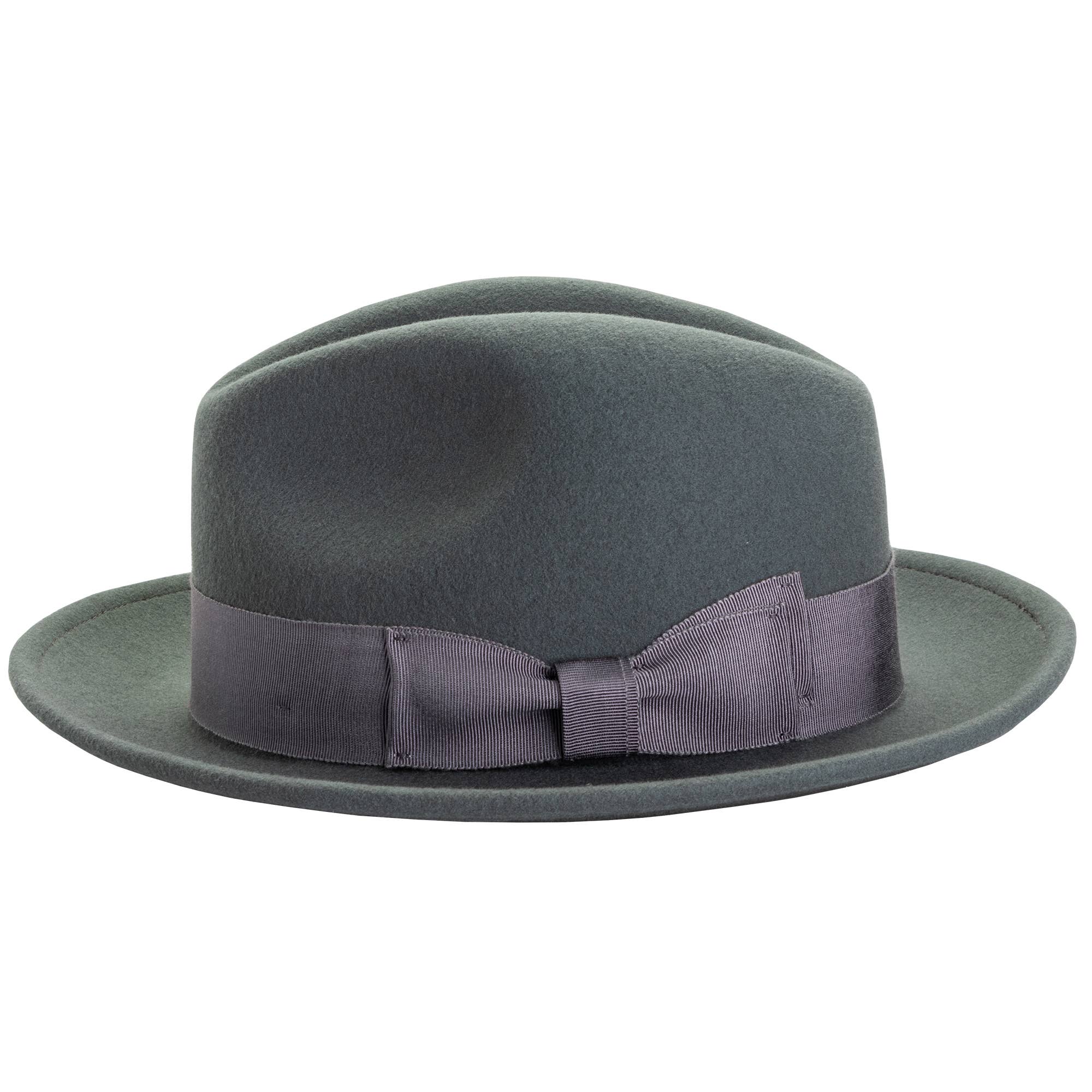 American Hat Makers - Wholesale Fedora - Unisex - Crushable Wool Felt Pinch Front Hat - Style Pablo7