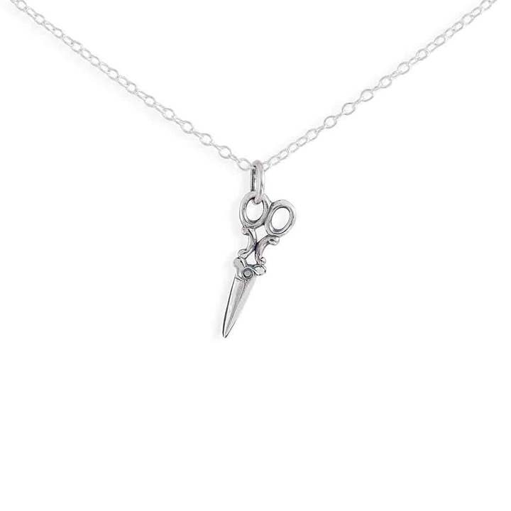 Nina Designs – wholesale Pendant/charm necklace – Sterling Silver Scissors Necklace