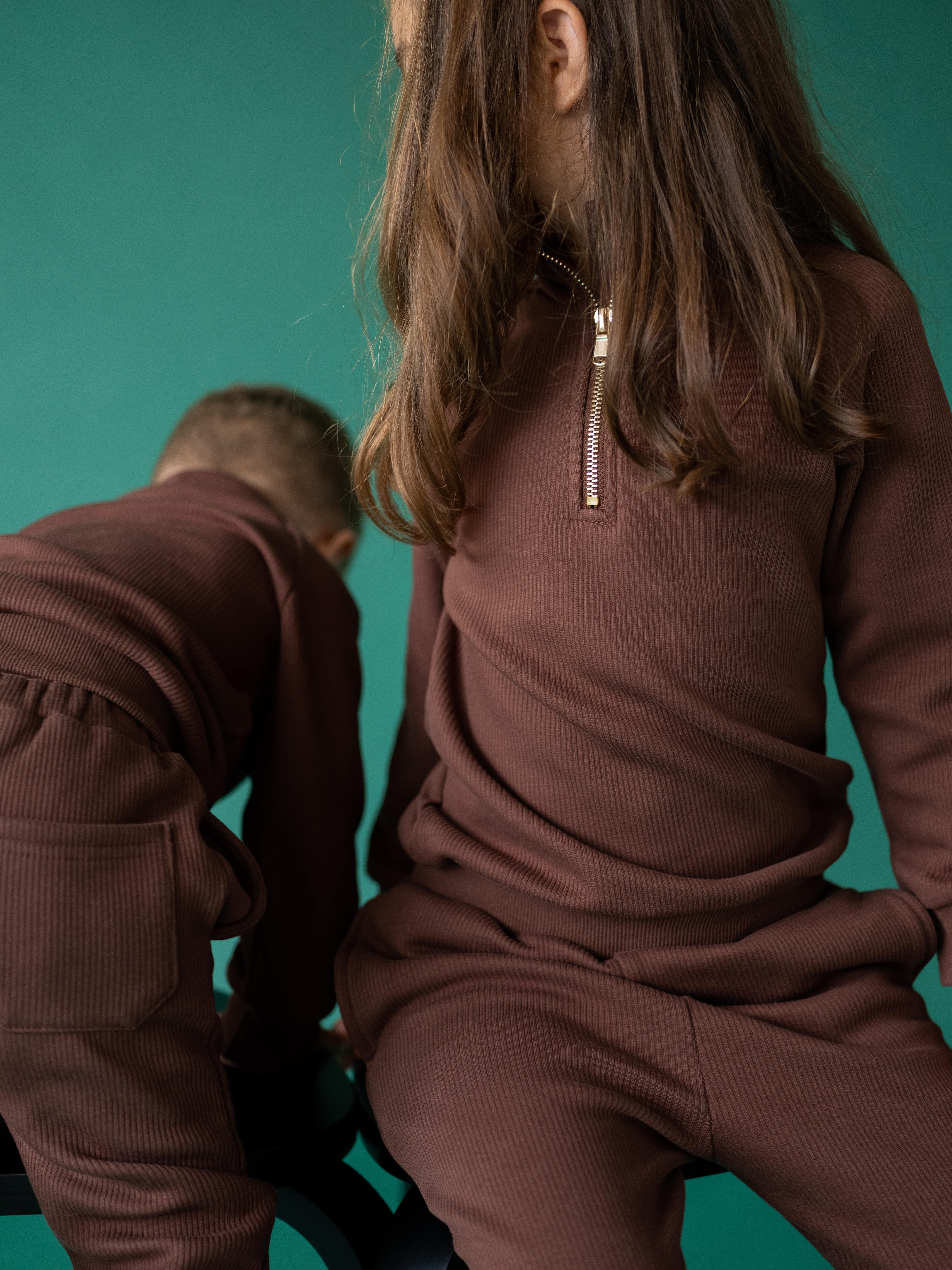 Walnut Kids Fleeced Tracksuit Ribbed Cotton for wholesale on Faire1