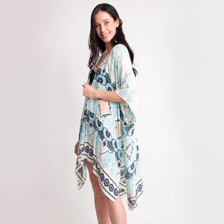 Hana - Wholesale Swim Cover Up - Women's - Pattern Printing Cover Up