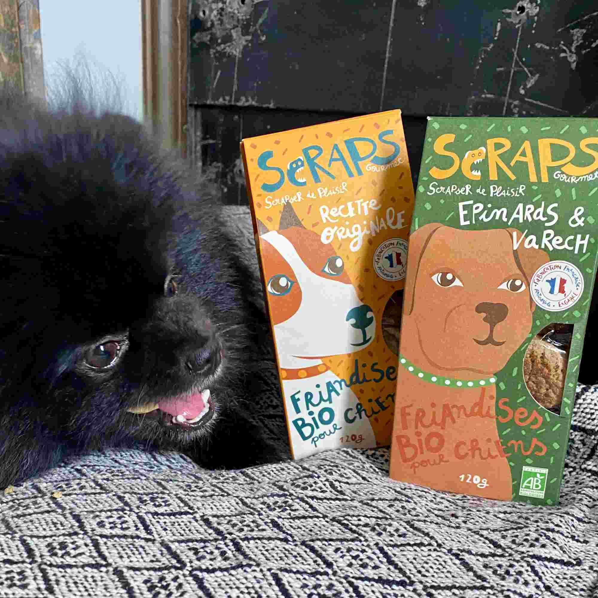 Scraps Gourmet - Wholesale Pet Treats - Dog - SPINACH & KELP SCRAPS 120g3