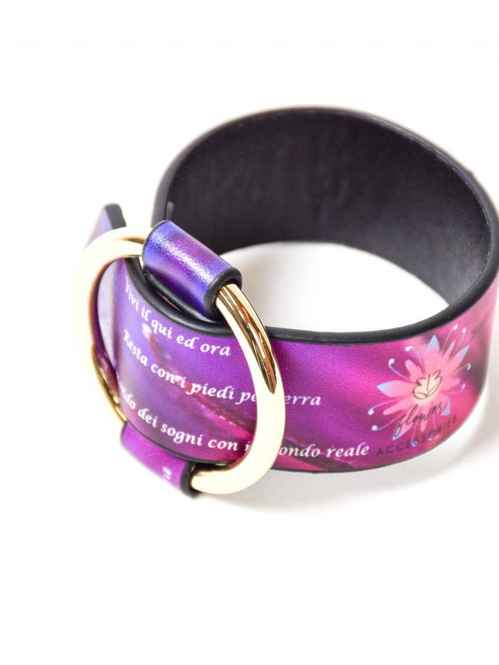 BRACCIALE CLEMATIS / ECOLEATHER COMBINABLE BRACELET per la vendita all'ingrosso da parte di BB FLOWER