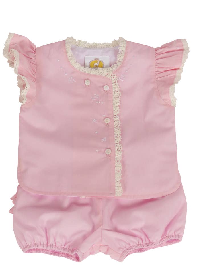 Diaper Cover Set: Floral and Lace for wholesale by The Yellow Lamb