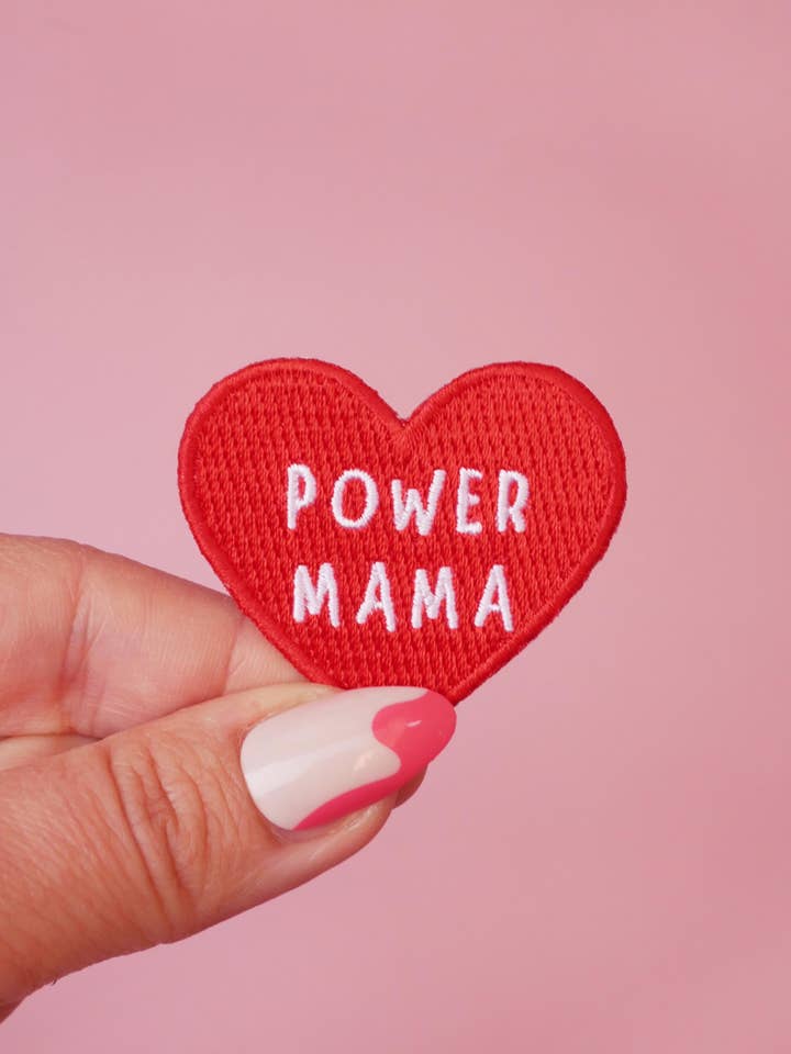 Iron-On Patch Power Mama for wholesale by MALICIEUSE