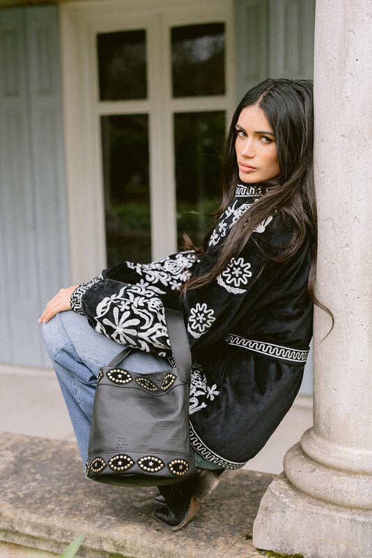 Piti Cuiti - Wholesale Shoulder Bag - Women's - SARA BLACK BAG1