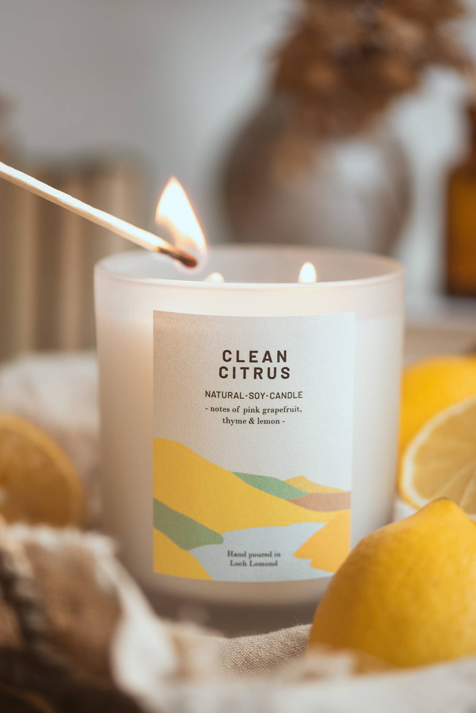 Ocoee House – wholesale Jar/filled candle – Clean Citrus, Organic & Vegan Scented Candle | Ocoee House13