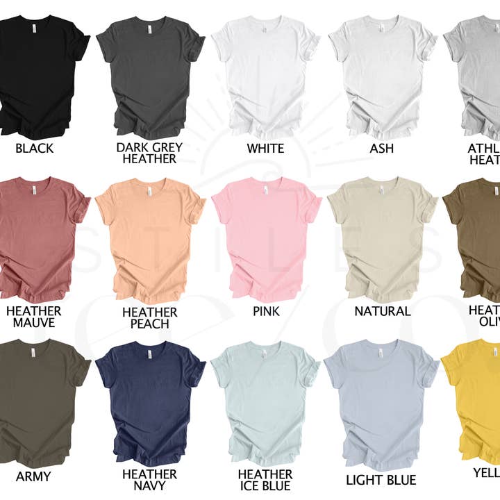 Stiles Tee Co. - Wholesale Screen printed t-shirt – Women′s - Customizable Bella Canvas Tee - Wholesale Graphic Shirt
2