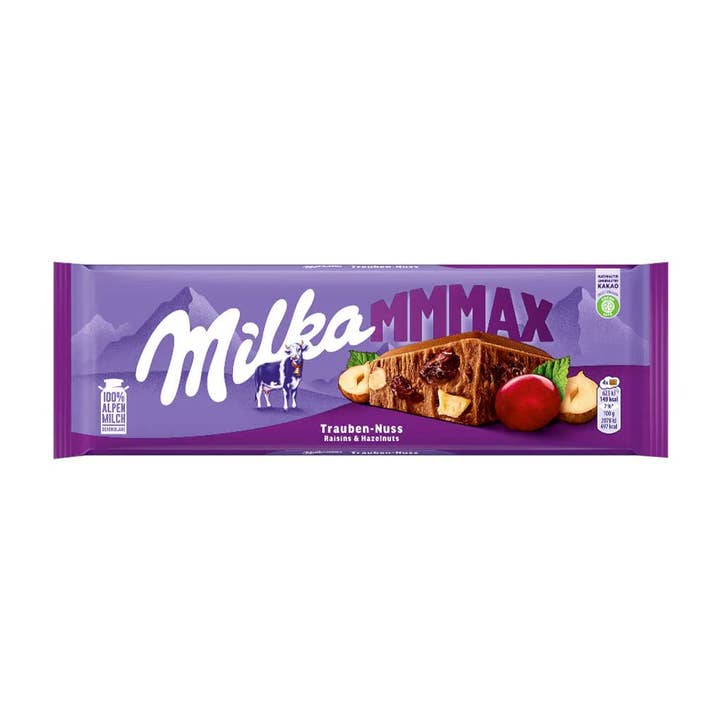 Milka Max Raisins & Nuts - 270g (Germany) for wholesale by Global Bite Co