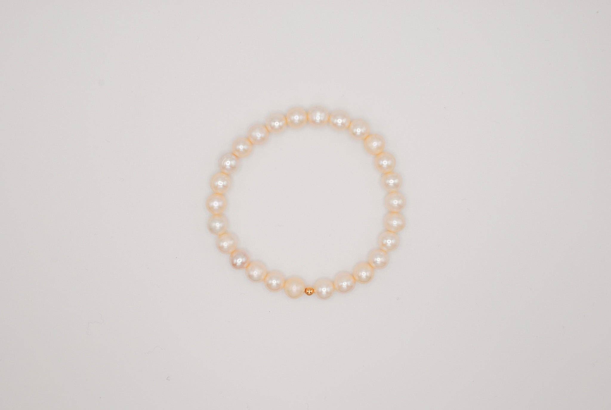 Ripple | Reiki Infused Jewelry - Wholesale Beaded Bracelet - Freshwater Pearl Solo Core Bracelet3