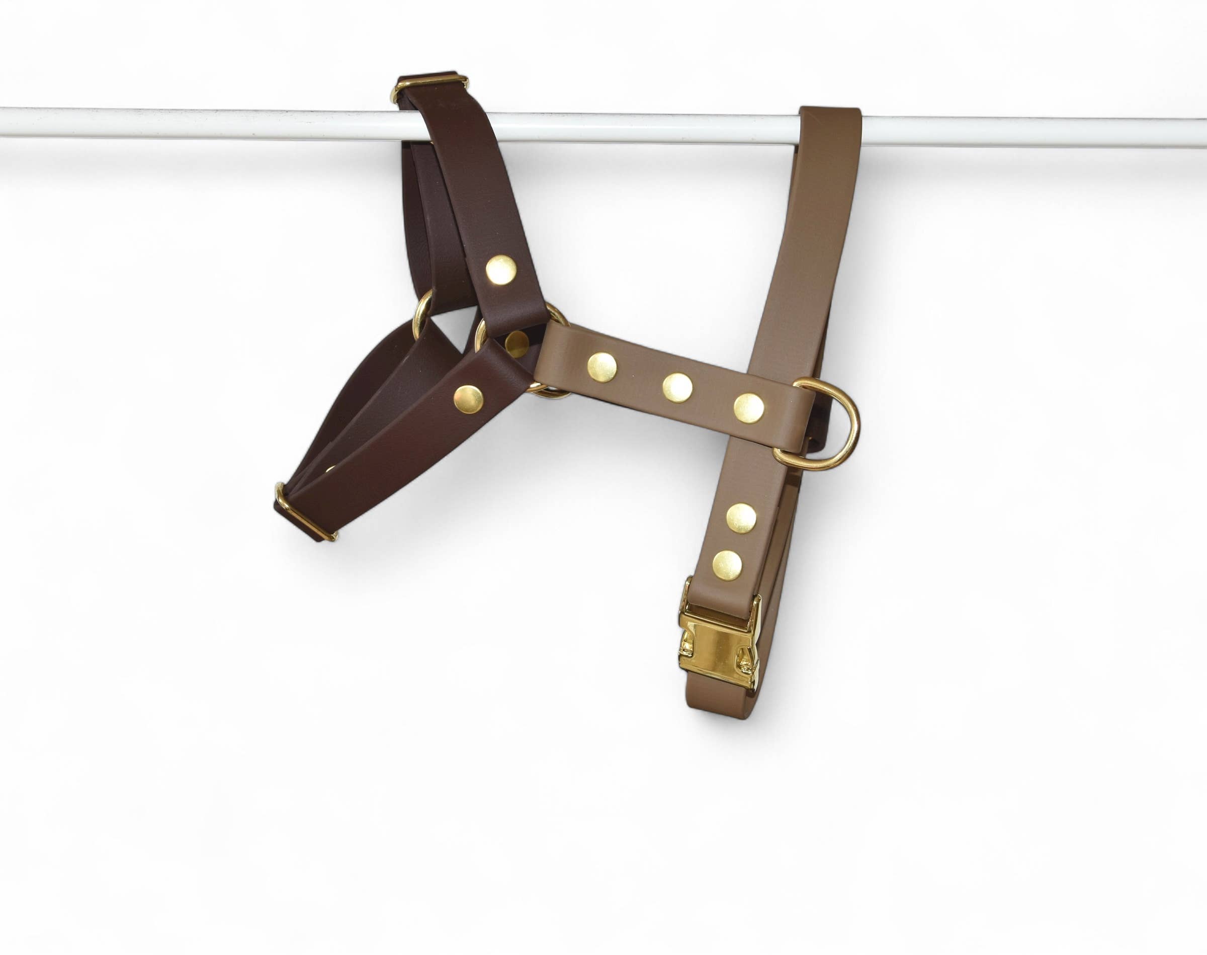 Pompon & Pets - Wholesale Pet Harness - Dog - Cappuccino Harness - Biothane