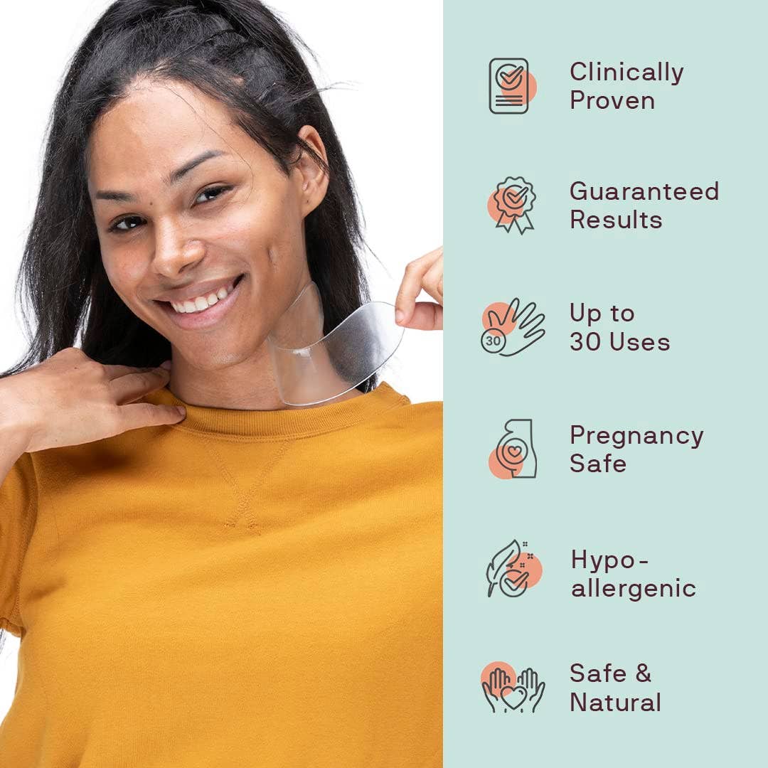 Dermaclara Beauty – Engroshandel Ansigtsmaske – BACKBAR: Pakke med 10 Neck Occlusion Patches™3