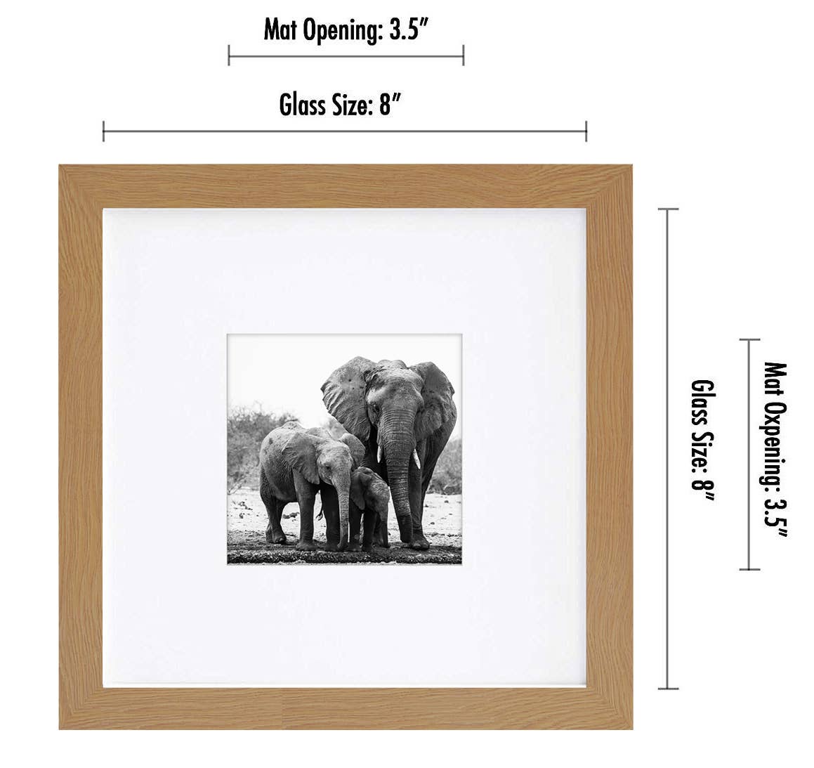 Americanflat - Wholesale Picture Frame - Americanflat Picture Frame with Mat Standard Molding27